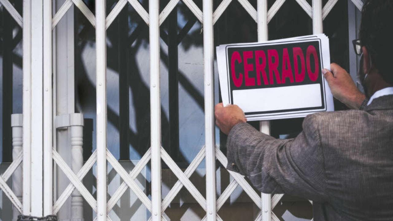 Quiebras de empresas aumentan un 44% lideradas por el comercio