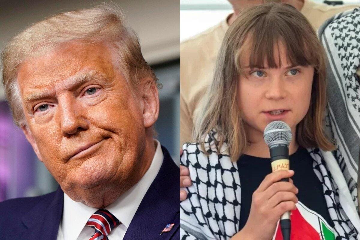 Donald Trump ironiza con situación de Greta Thunberg: “Debería ir a clases de control de la ira”
