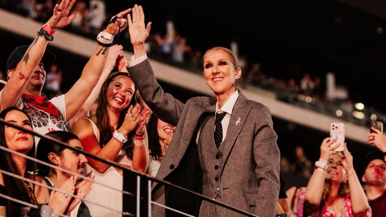 La ovación que recibió Celine Dion en un concierto de Coldplay