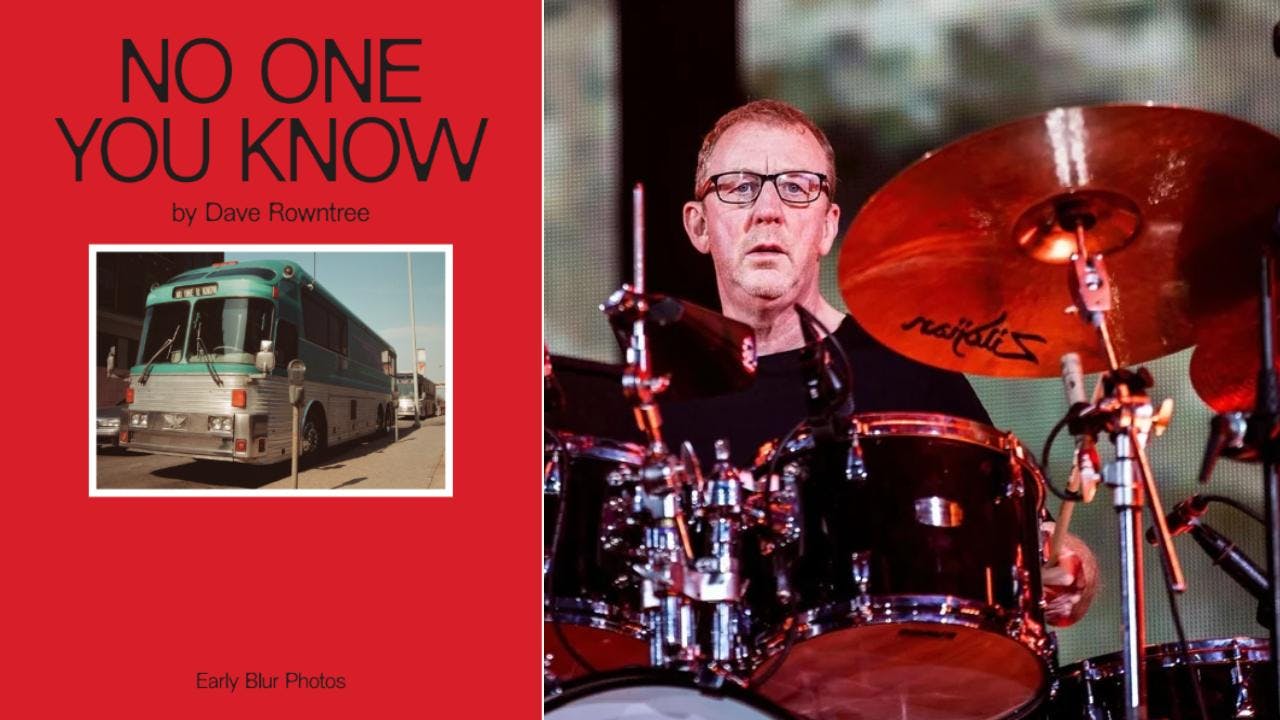 Así es el libro de fotografías del baterista de Dave Rowntree, baterista de Blur