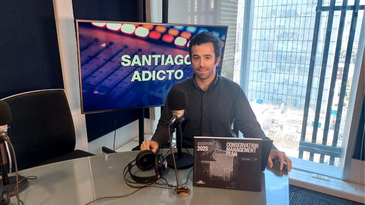 Santiago Beckdorf sobre la Conferencia Internacional; “20 Century Heritage UNDER Conservation”: “Tiene dos tipos de actividades. La visitas a las obras tiene cupos limitados, pero también habrá charla