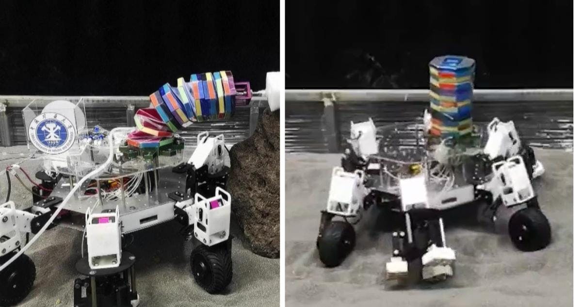 China desarrolla un robot inspirado en insectos para la exploración y minería espacial