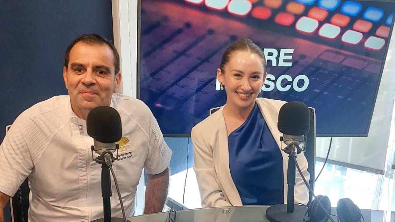 Claudio Marras y Francisca Marza hablaron sobre la Vendimia en Mandarin Oriental