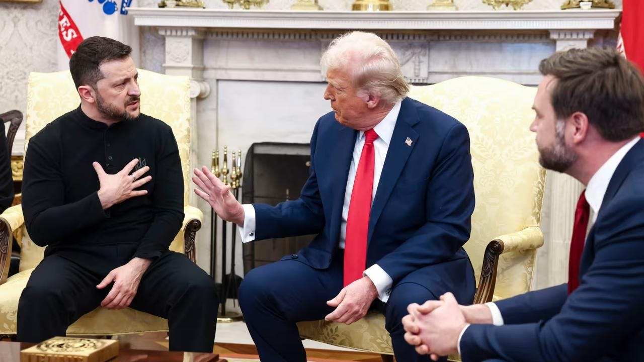 “Estas jugando con la tercera guerra mundial”: Donald Trump y Volodímir Zelenski tienen fuerte discución en medio de su reunión en la Casa Blanca