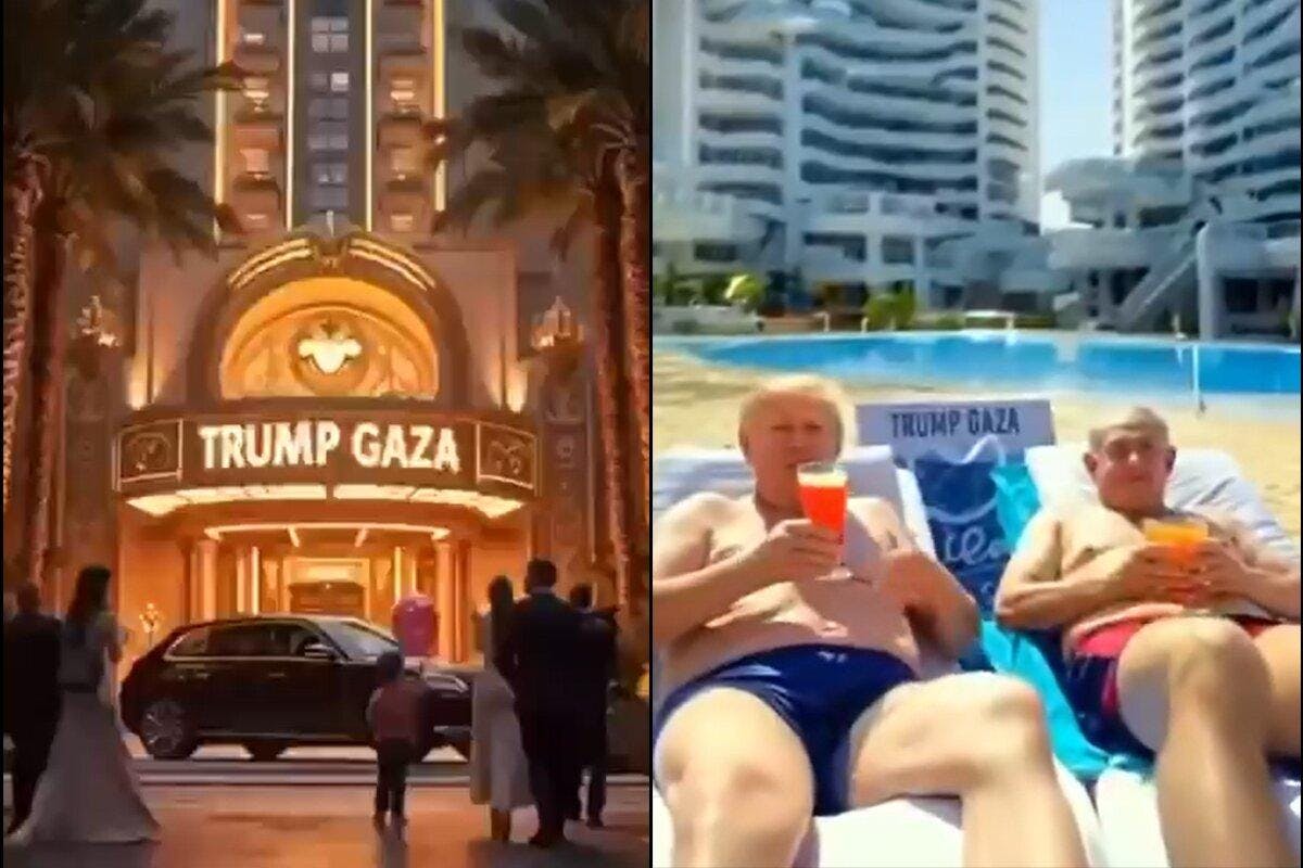 El polémico video con IA de Donald Trump en el que aparece uno de sus hoteles en una Gaza controlada por EE.UU e Israel