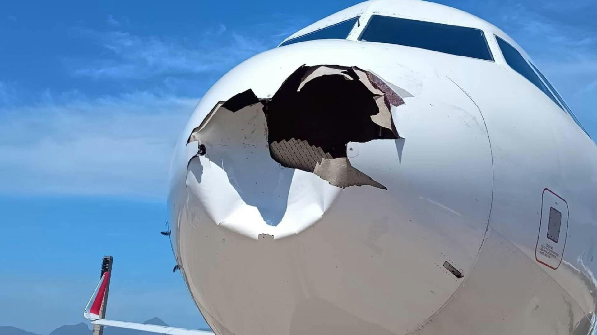 Avión LATAM tuvo que aterrizar de emergencia tras chocar con un pájaro