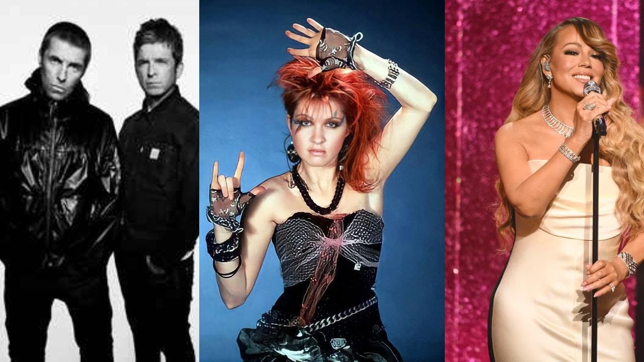 Oasis, Mariah Carey y Cindy Lauper entre los nominados al Salón de la Fama del Rock and Roll 2025