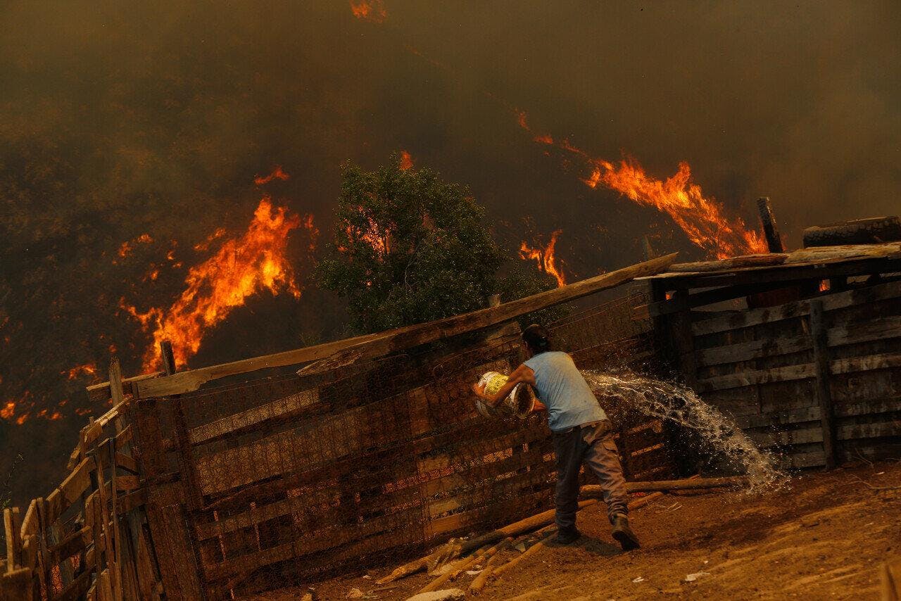 “Lo podemos decir con propiedad”: Conaf confirma intencionalidad en incendios en La Araucanía