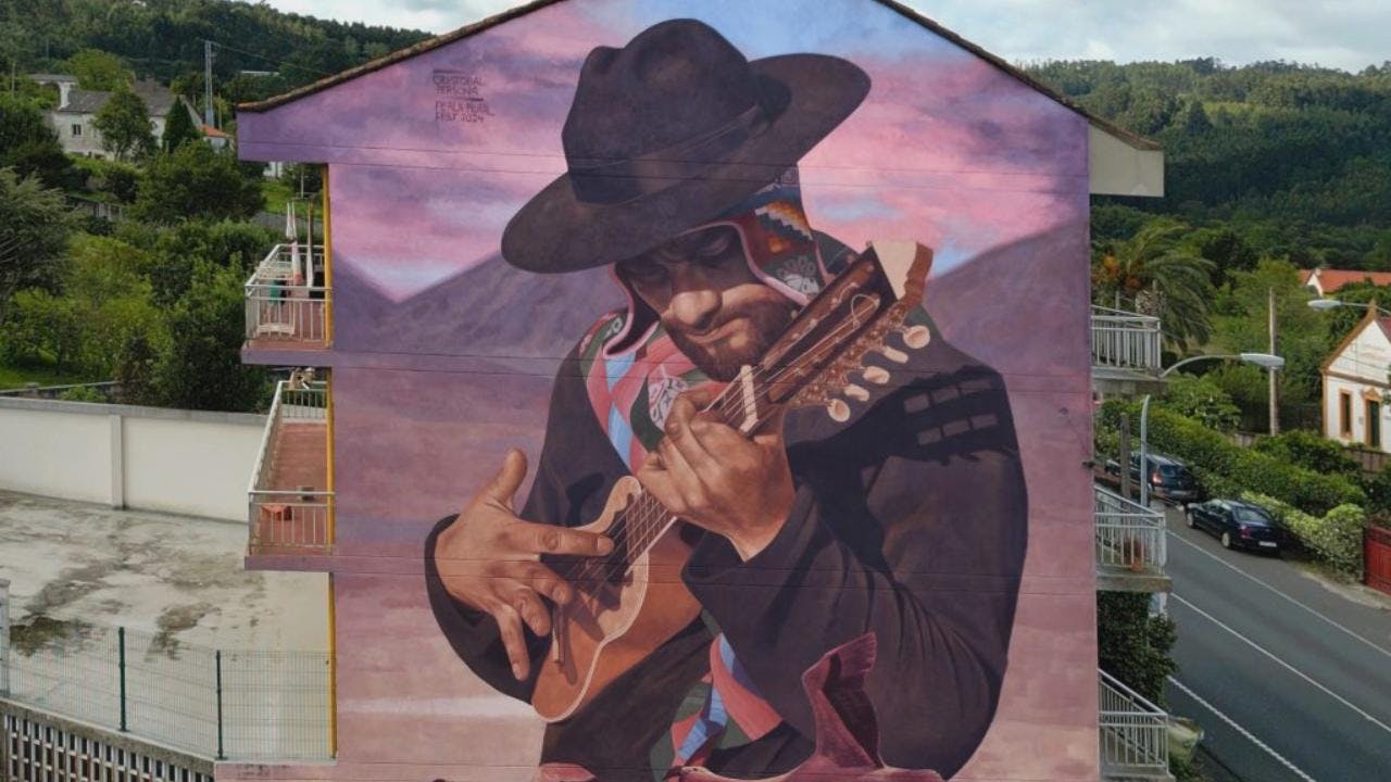 El mejor mural del mundo lo hizo un chileno
