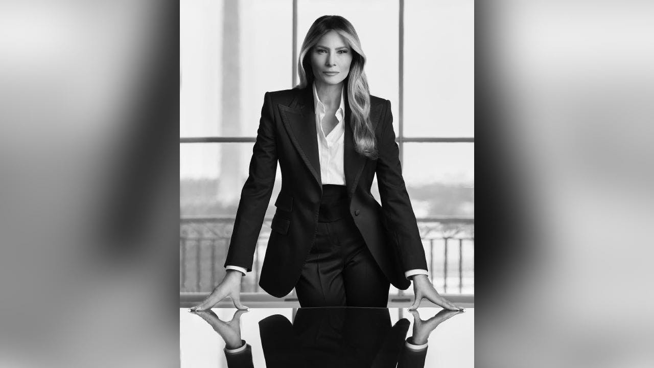 Así es el retrato de Melania Trump como primera dama
