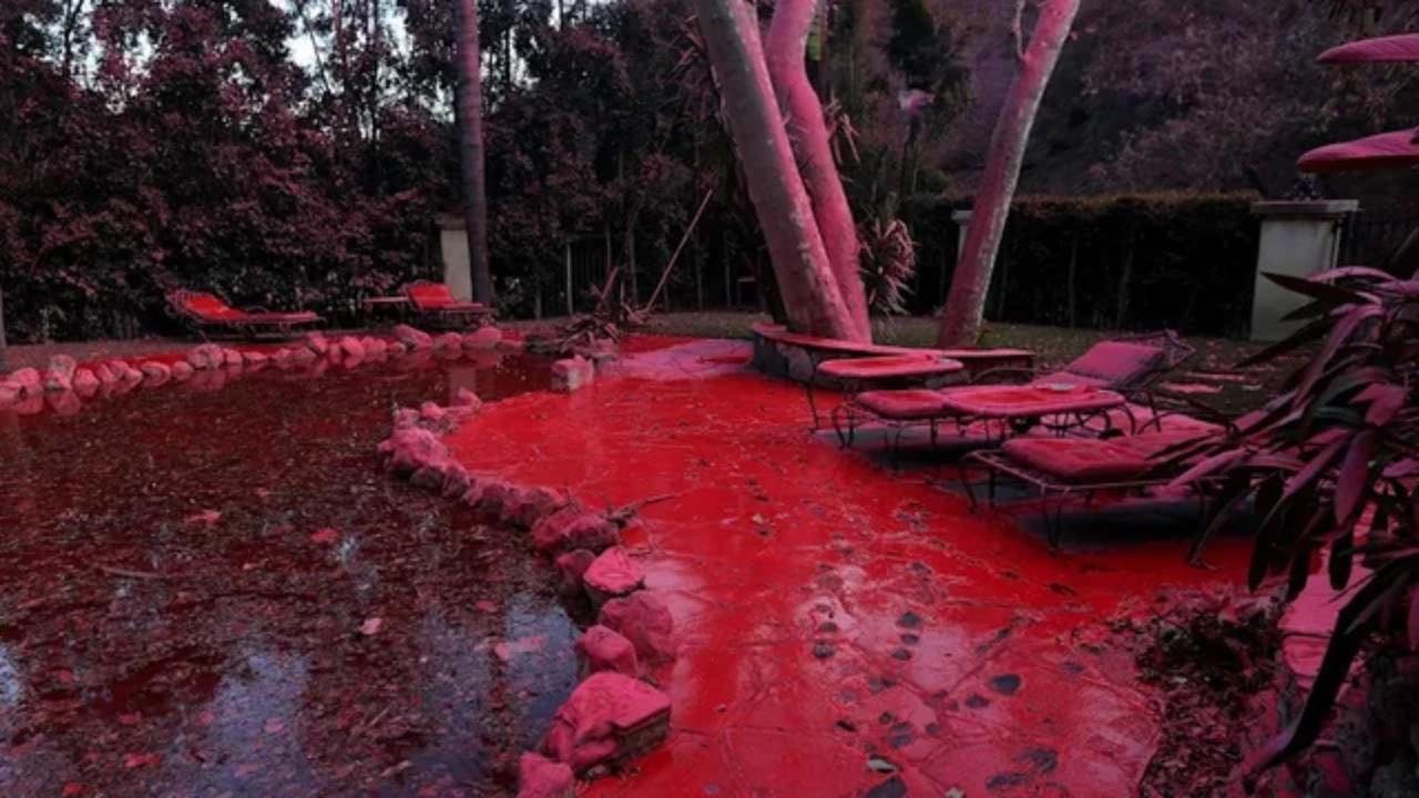 Los efectos secundarios del polvo rosado que están usando en los incendios en Los Angeles