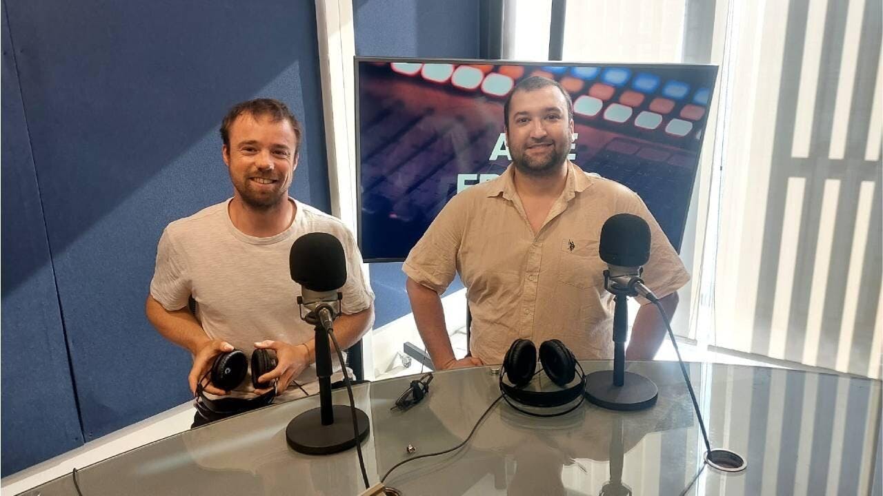 Emil Stefani y Rodrigo Pérez hablaron sobre el Geoparque Pillanmapu