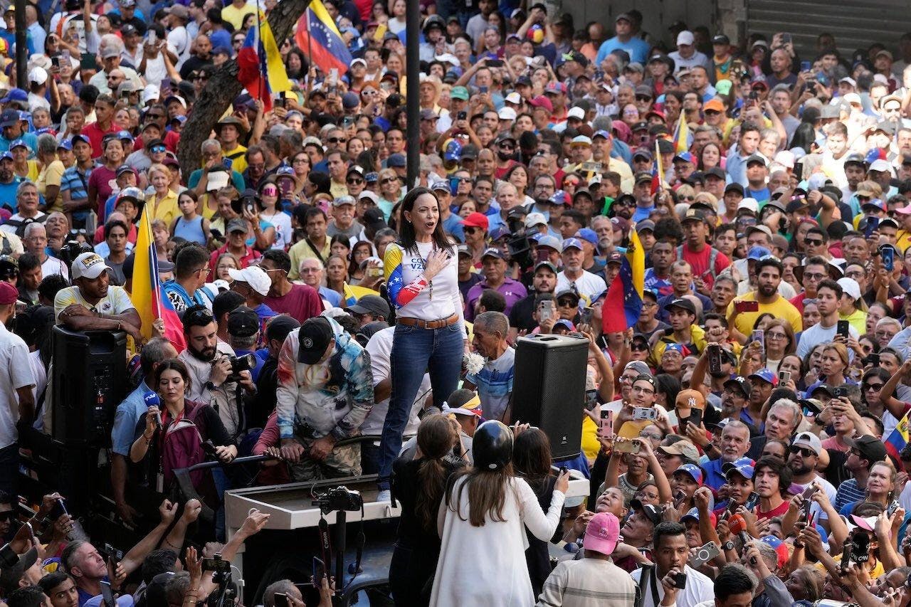 “Cruzaron la línea roja”: María Corina Machado reaparece tras la toma de poder de Maduro y señala que “es hora de hacer lo necesario para restituir la Constitución”
