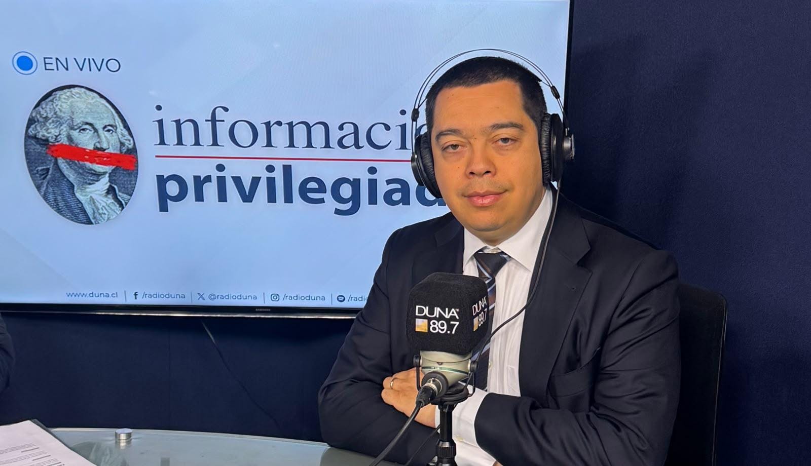 Andrés Vicencio, de LarrainVial, examina los mercados financieros ante la inflación