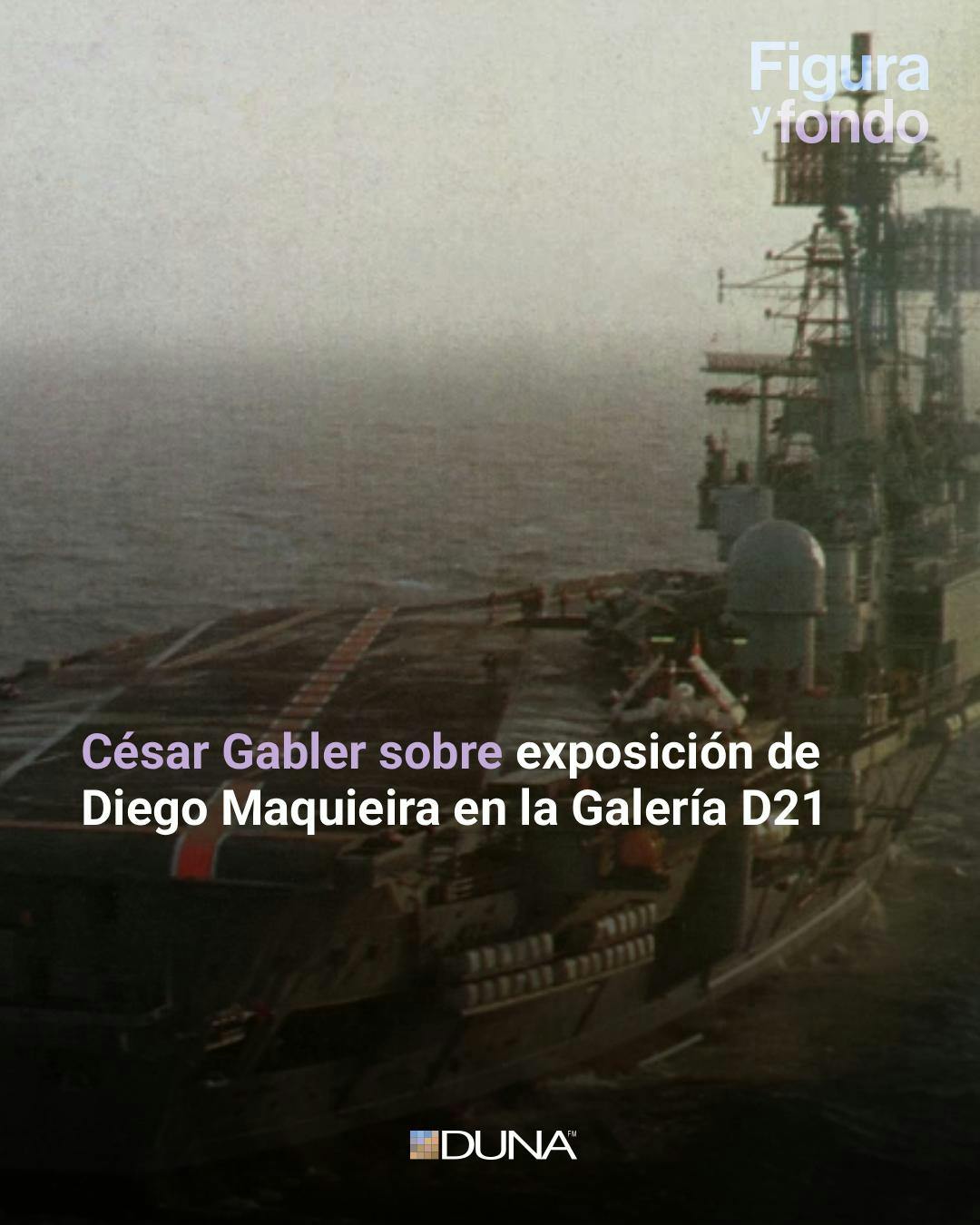 En Figura y Fondo César Gabler sobre  exposición En el Tiempo a Distancia del poeta Diego Maquieira en la Galería D21