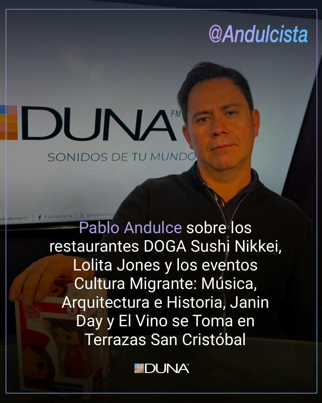 Bárbara Sepúlveda sobre DOGA Sushi Nikkei: "Tenemos 11 tipos de rolls"