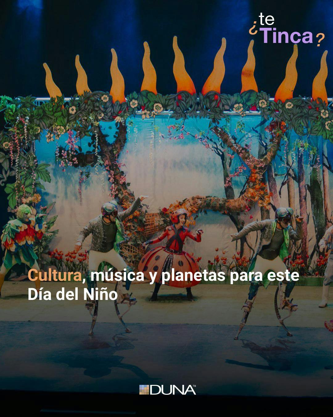 ¿Te tinca?: Cultura, música y planetas para este Día del Niño
