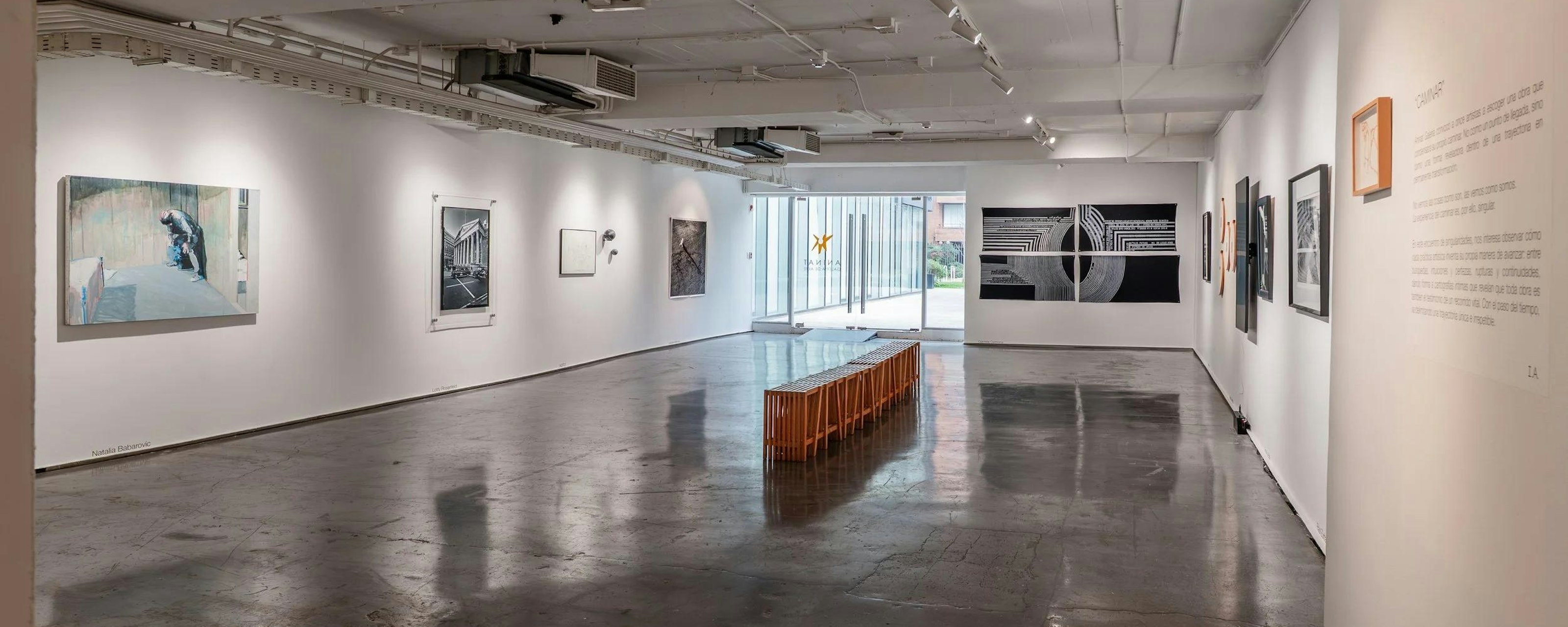 En Figura y Fondo, César Gabler aborda la muestra "Caminar", ubicada en Galería Aninat