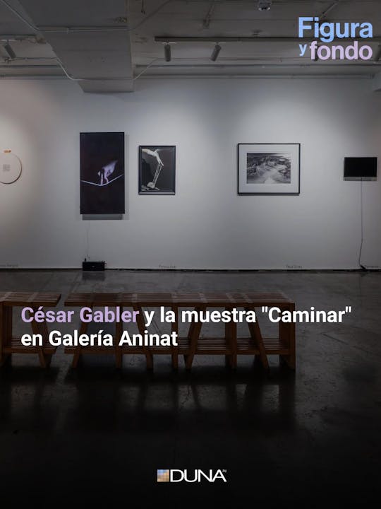 En Figura y Fondo, César Gabler aborda la muestra "Caminar", ubicada en Galería Aninat