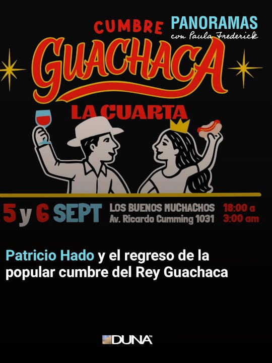 Patricio Hado y el regreso de la Cumbre Guachaca
