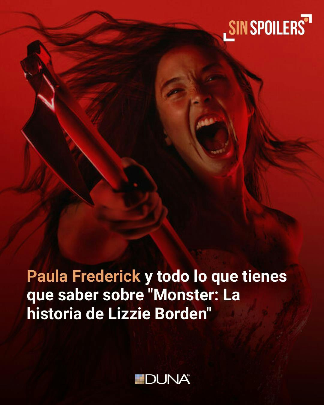 Paula Frederick y todo lo que tienes que saber sobre Monster: La historia de Lizzie Borden