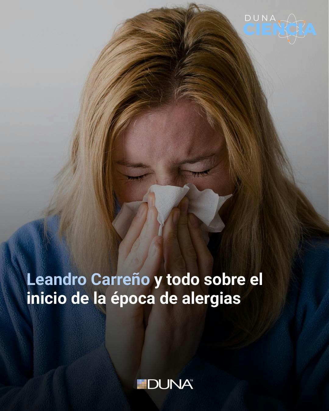 Leandro Carreño: "Estamos llenos de alergenos en este momento. Los niveles de polen son muy altos"