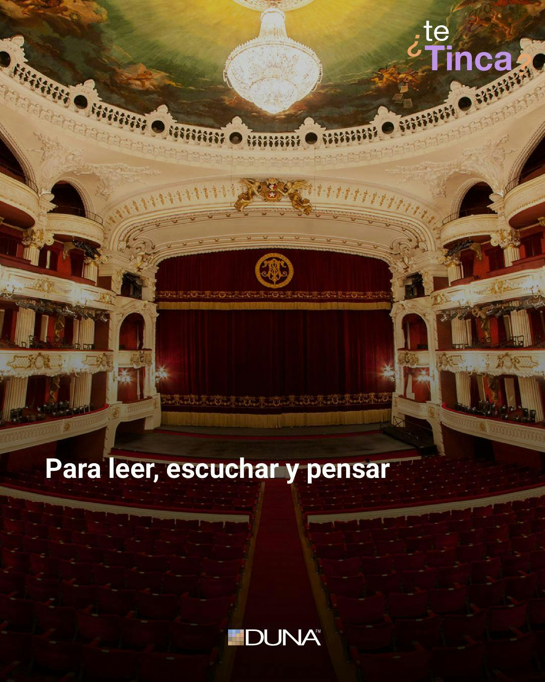 ¿Te tinca?: Para leer, escuchar y pensar
