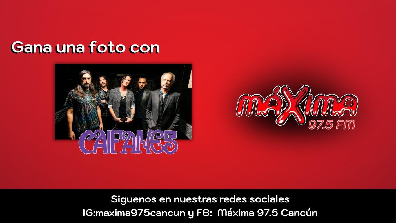 PARTICIPA si ya tienes tu boleto para el concierto y GANA una foto con CAIFANES