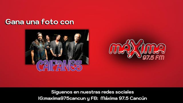PARTICIPA si ya tienes tu boleto para el concierto y GANA una foto con CAIFANES