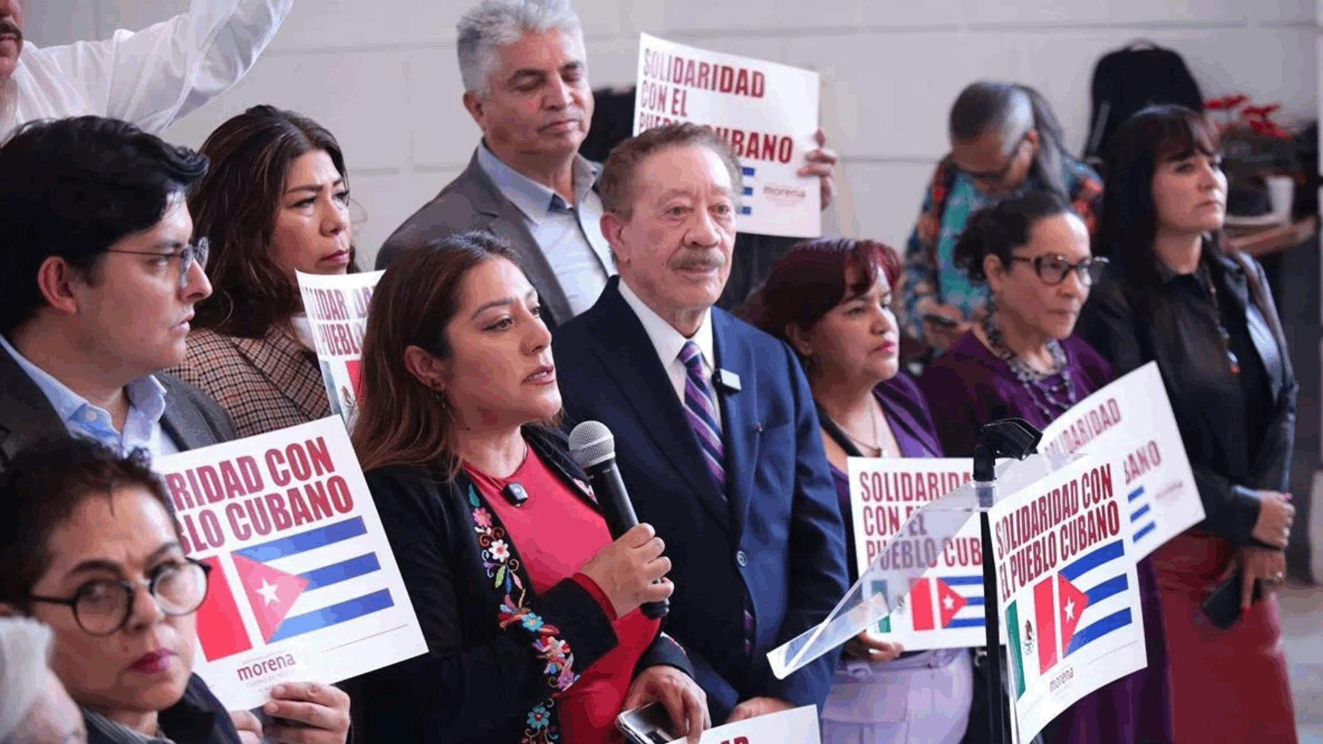 Diputados de Morena donarán un mes de sueldo en suministros para Cuba y abren centros de acopio