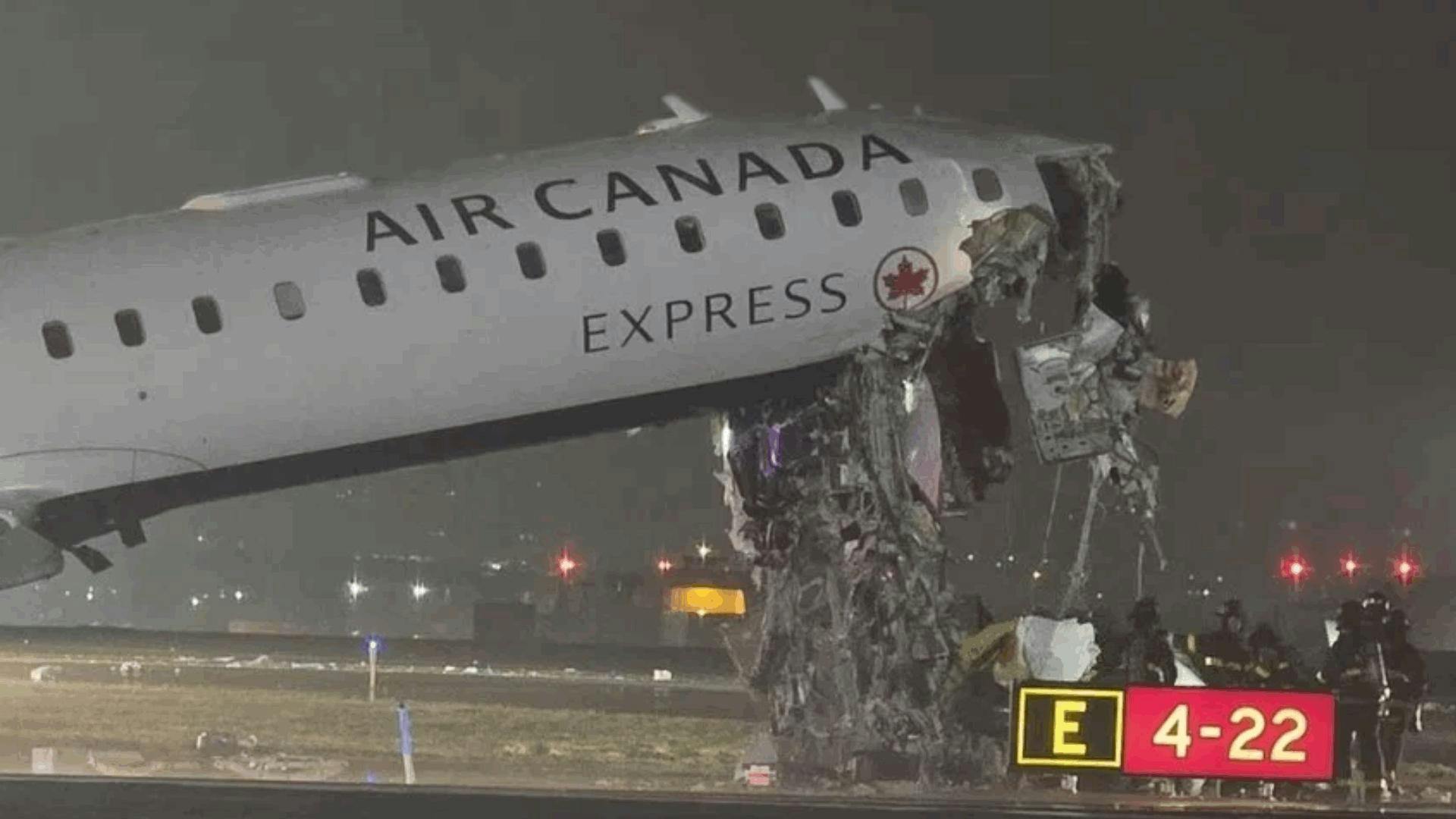 Tragedia en LaGuardia: piloto y copiloto mueren tras colisión de avión de Air Canada con camión de bomberos
