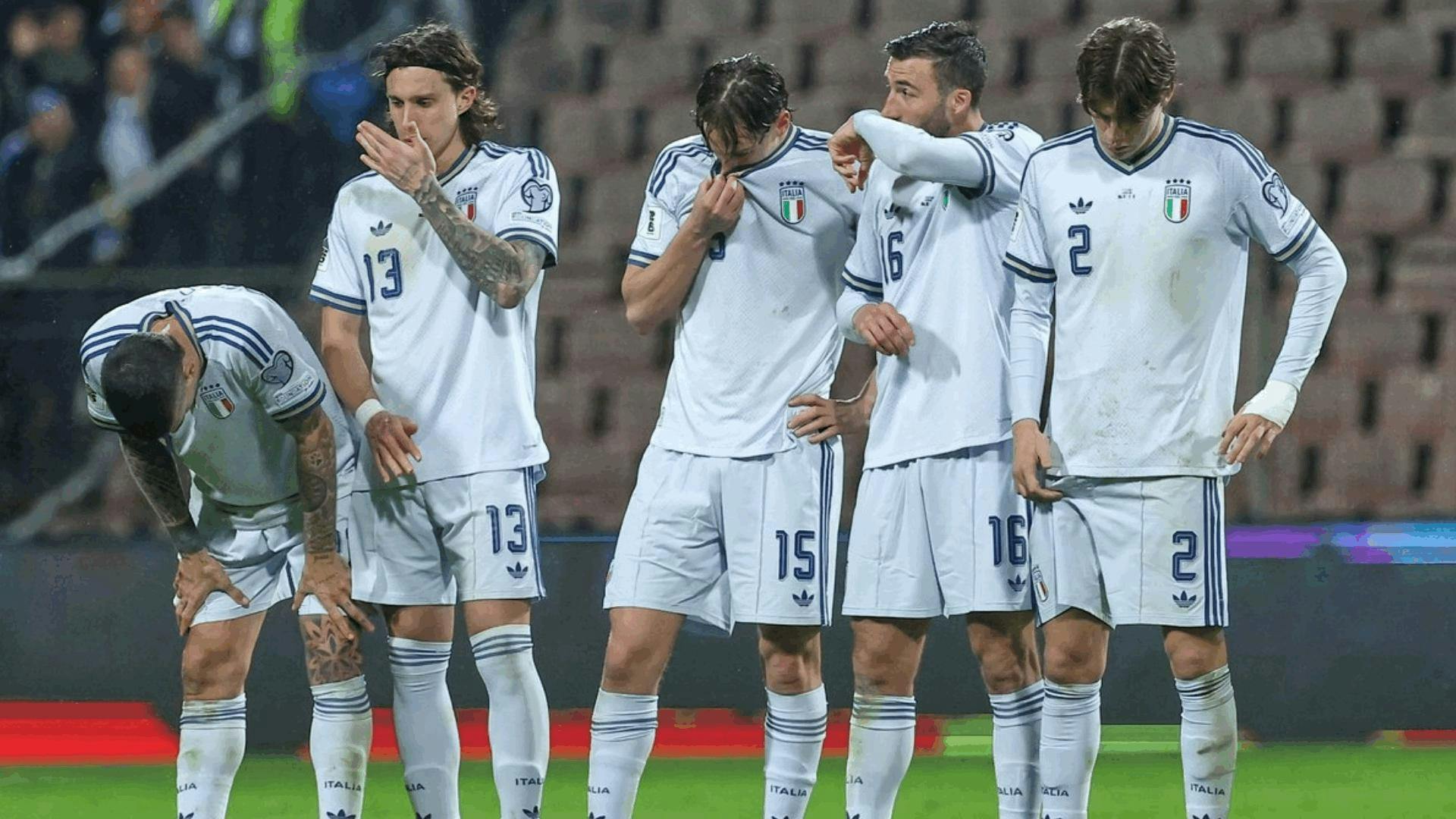 ¡Mamma mia! Italia queda fuera del Mundial por tercera ocasión consecutiva tras caer en penaltis ante Bosnia y Herzegovina