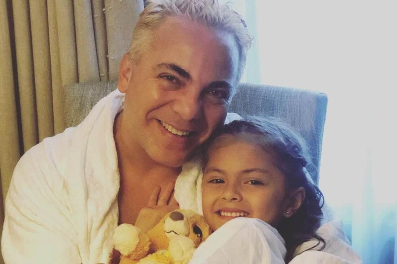 Cristian Castro celebra a la distancia los 12 años de su hija Rafaela