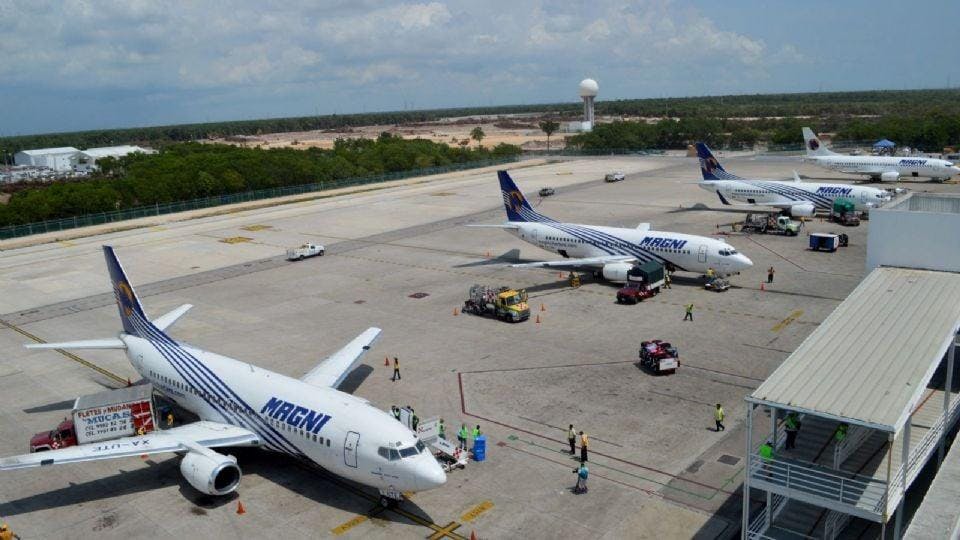 Cancelación masiva de vuelos