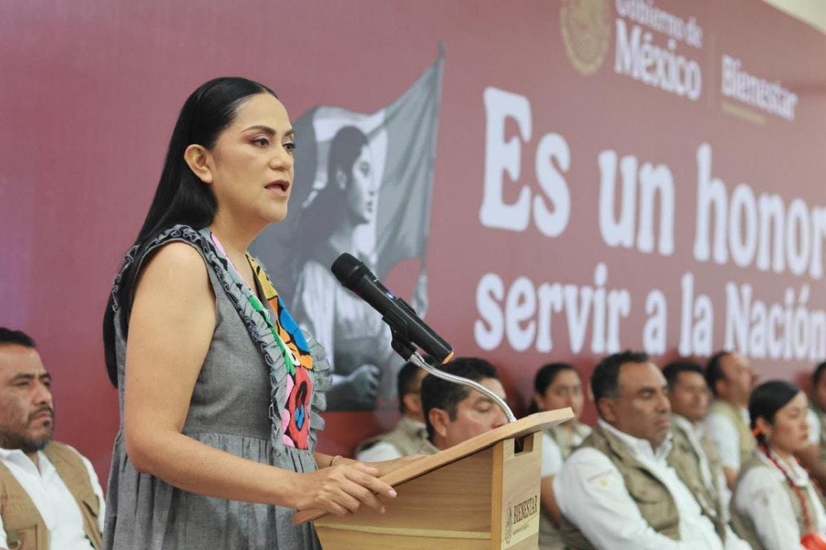 Ariadna Montiel encabeza en Oaxaca el fortalecimiento de la estructura de Bienestar
