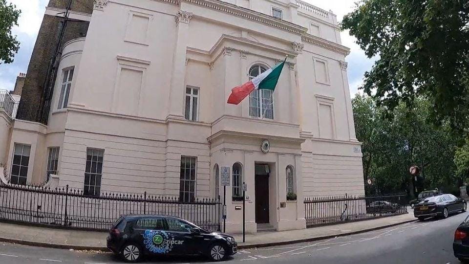 La residencia oficial más cara del gobierno mexicano está en Londres; costaría más de 800 mil pesos al mes
