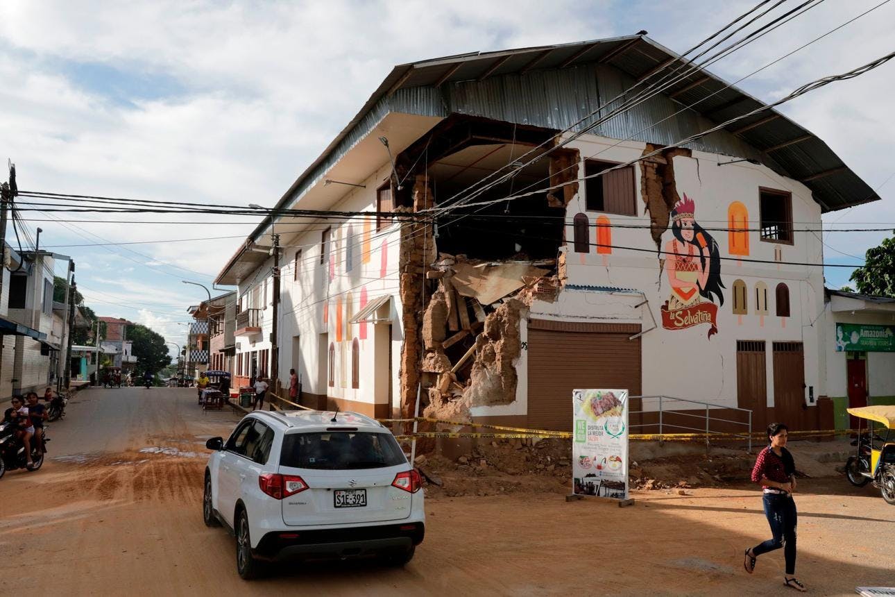 Sismo de magnitud 6.1 en Perú deja decenas de heridos y daños en infraestructura