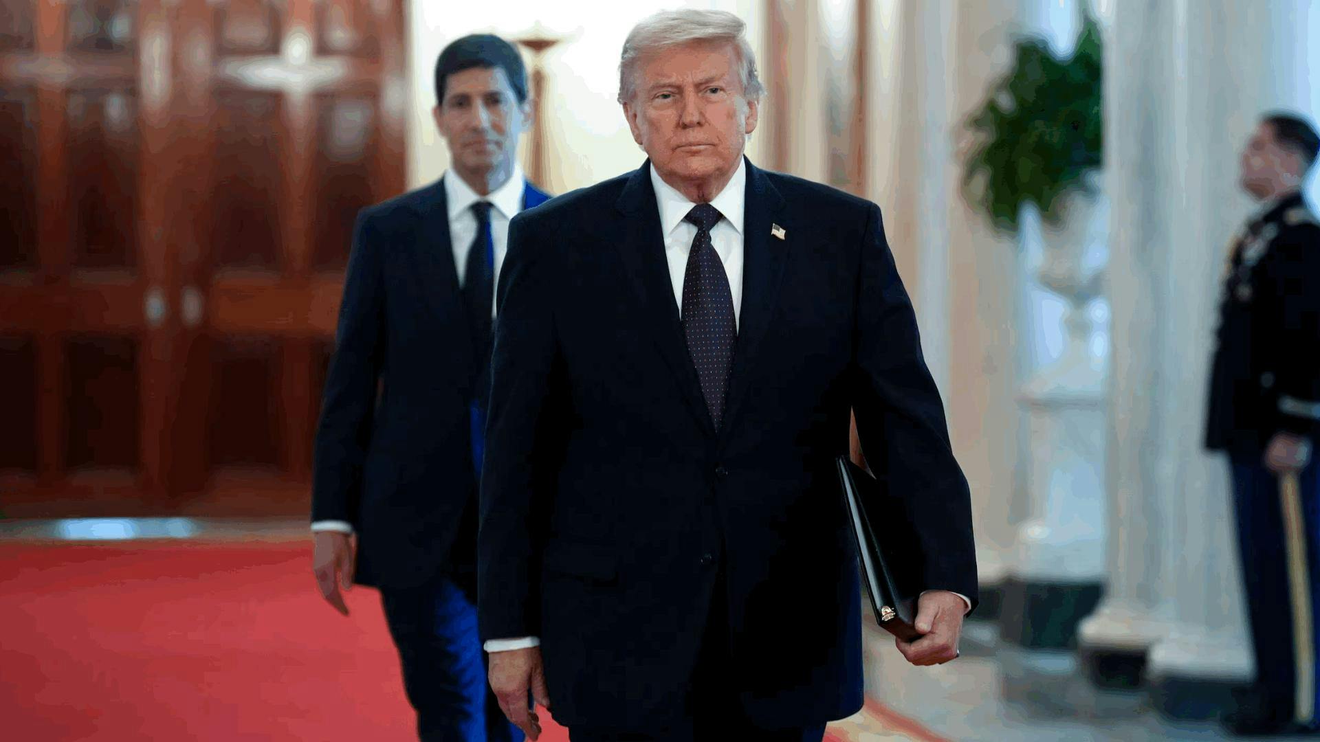 Trump asegura que Irán "nunca tendrá un arma nuclear" y que el conflicto "se resolverá pronto"