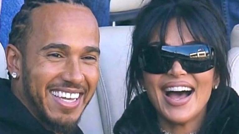 Kim Kardashian y Lewis Hamilton presentan a sus familias: el romance va en serio