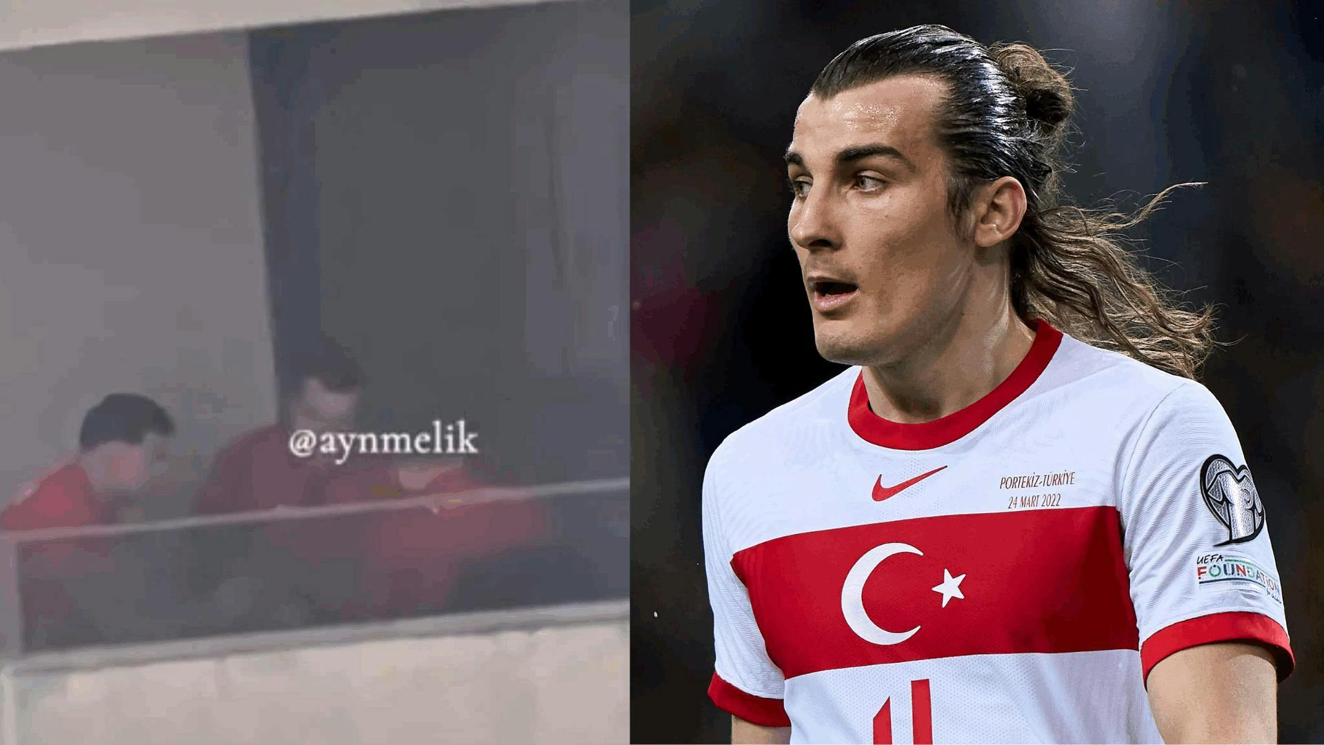 Çağlar Söyüncü y dos jugadores de Turquía, envueltos en polémica tras ser captados fumando previo a su debut.