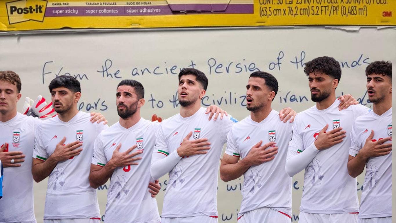 "Que prevalezca la paz": Irán deja emotivo mensaje en vestidores de Los Ángeles tras duelo mundialista