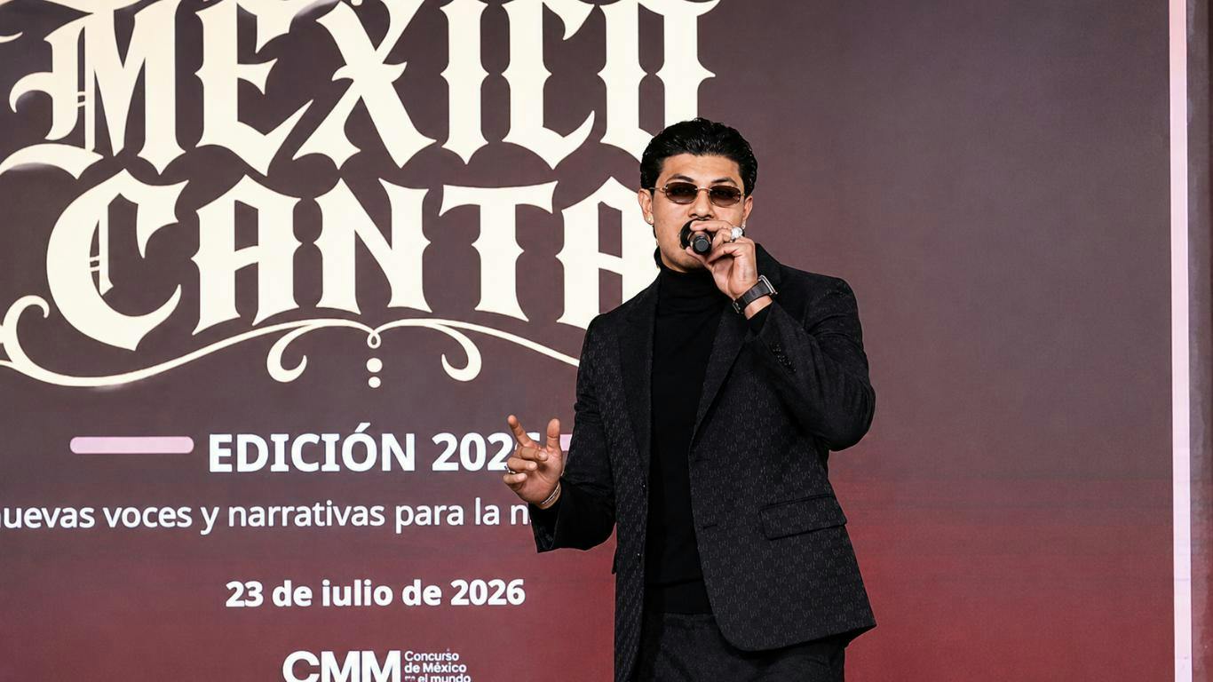 El Bogueto toma 'La Mañanera' para impulsar el concurso 'México Canta 2026'