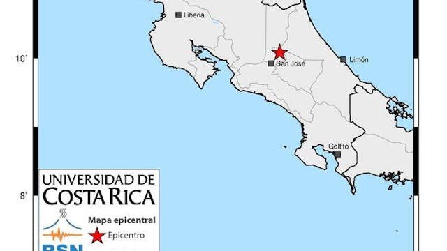 Dos fuertes sismos sacuden Costa Rica durante la madrugada; registran decenas de réplicas