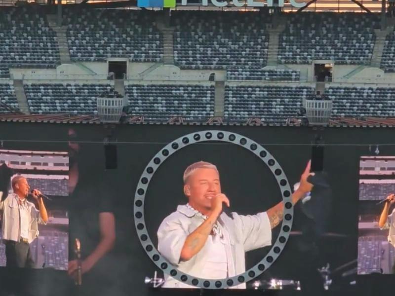 ¡Tensión al límite! Macklemore incendia el concierto de Ed Sheeran con explosivo mensaje político y exigen su expulsión inmediata de la gira
