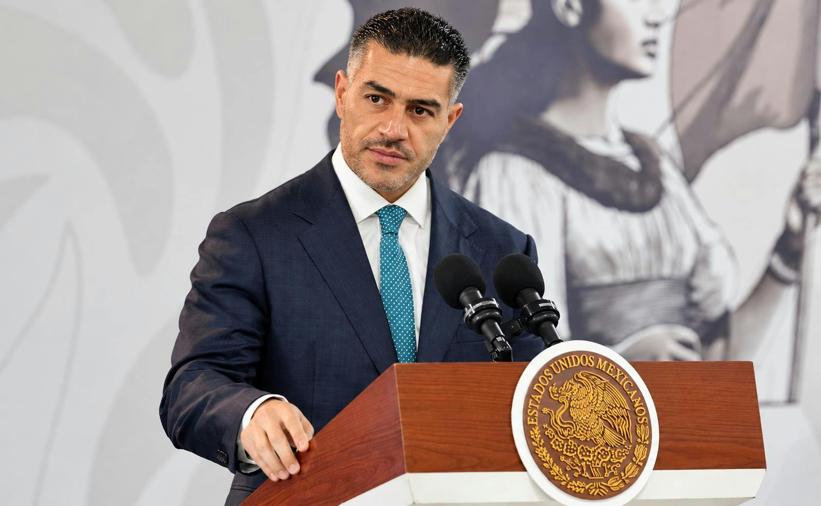 Reportan tensión en Palacio Nacional: Sheinbaum habría confrontado a García Harfuch por sanciones de EE. UU.