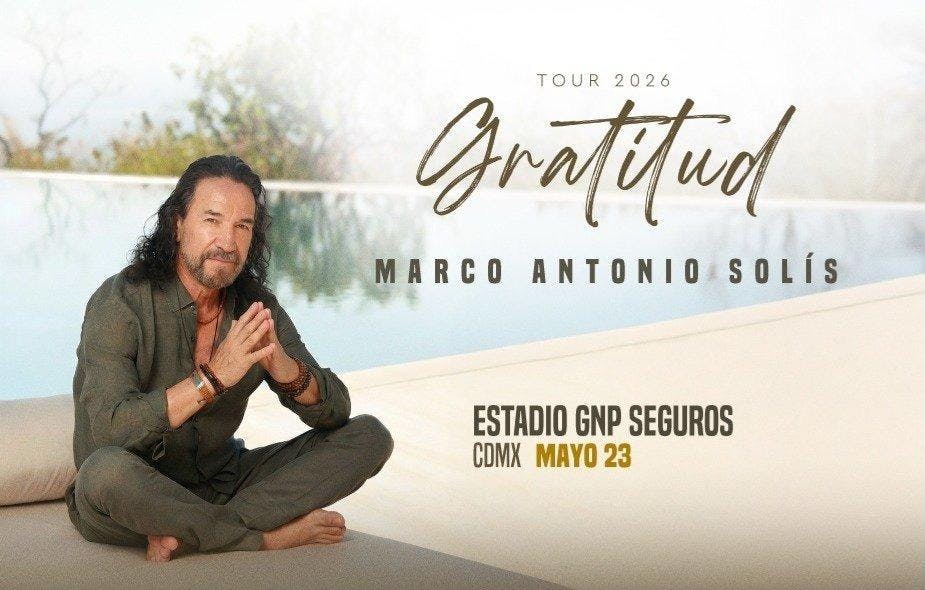 Marco Antonio Solís en el Estadio GNP 2026: Fecha confirmada el 23 de mayo y detalles del regreso de "El Buki"