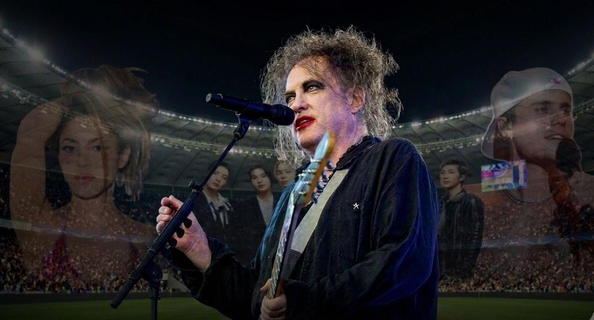 Robert Smith de The Cure destruye el show de medio tiempo del gran torneo de fútbol | Lokura FM