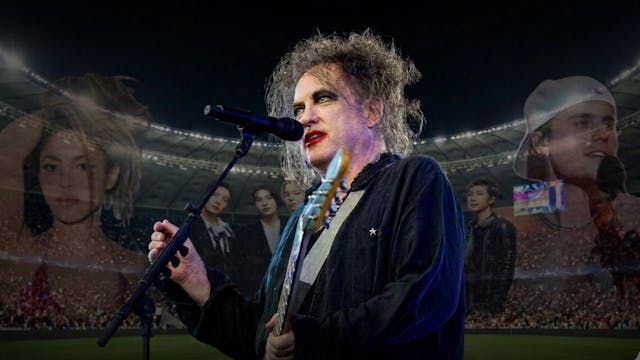 Robert Smith de The Cure destruye el show de medio tiempo del gran torneo de fútbol | Lokura FM
