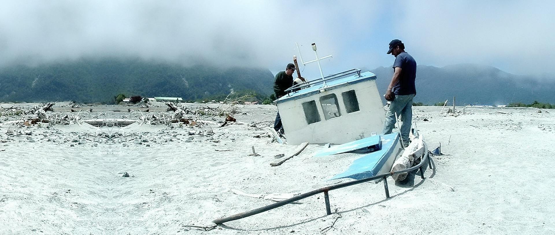 Vecinos del volcán