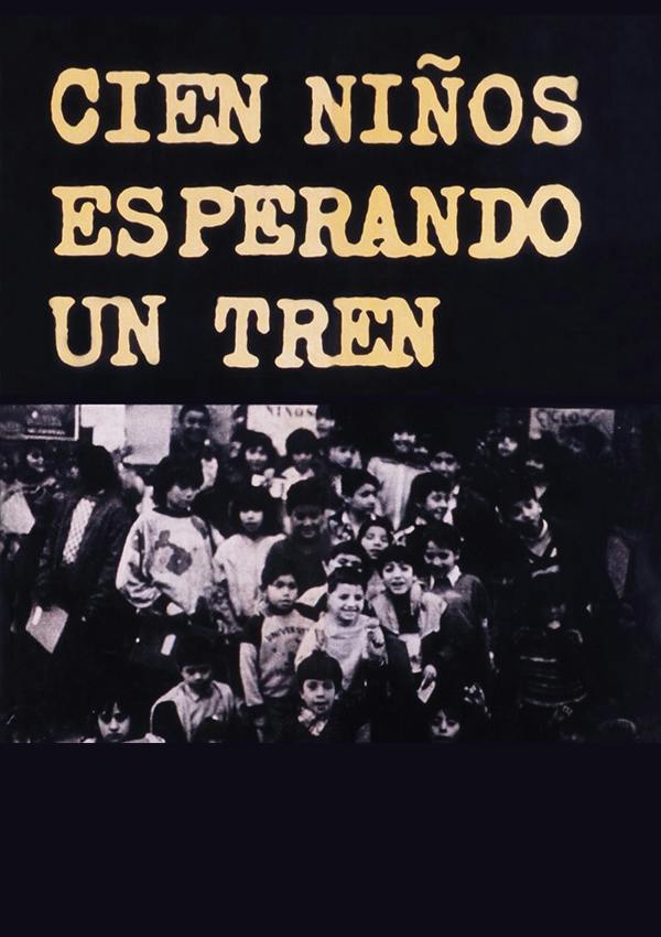Cien niños esperando un tren